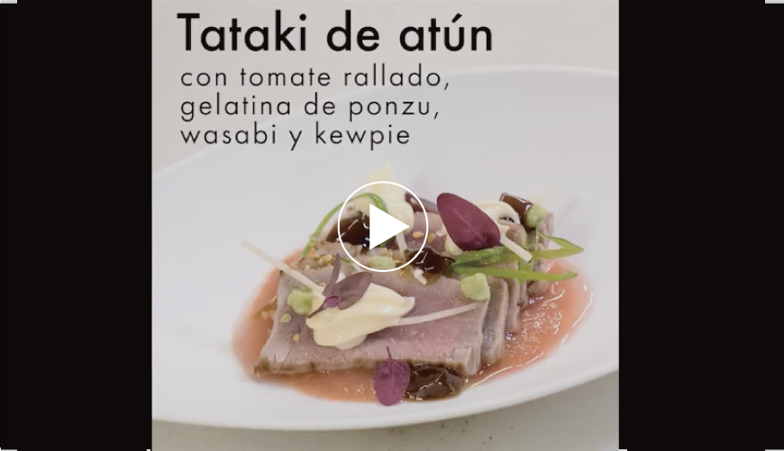 Vamos a estrenar el video de la receta original del Koyshunka, con una estrella de Michelín,Barcelona.<br />
Hideki Matsuhisa, el chef-propietario del local, nos enseña su receta con mahonesa japonesa kewpie.